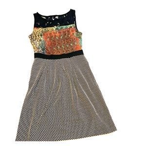 Anthropologie Weston Galina pattern texture dress